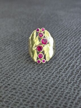 Shivam Lab🧪 Created Ruby Statement Ring💍 - NWT
